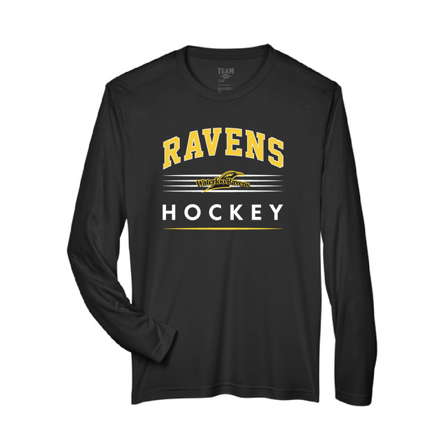 All Team Sports Ravens Performance Long Sleeve Tech Tee - Womens