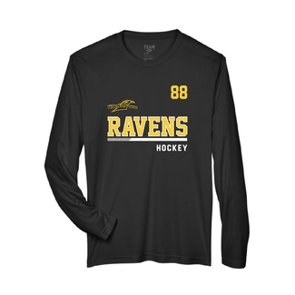All Team Sports Ravens Performance Long Sleeve Tech Tee - Youth