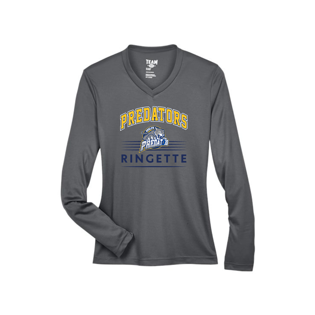 Guelph Predators Long Sleeve Tech Tees - Womens