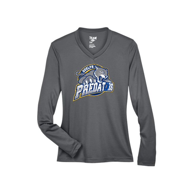 Guelph Predators Long Sleeve Tech Tees - Womens