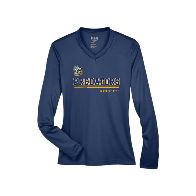 Guelph Predators Long Sleeve Tech Tees - Womens
