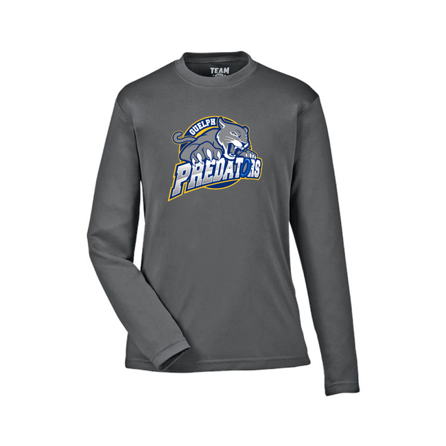 Guelph Predators Long Sleeve Tech Tees - Youth