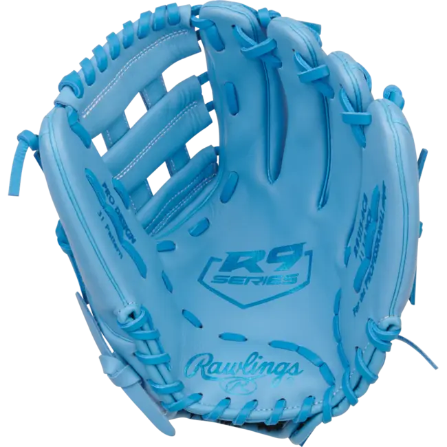 Rawlings R9 11.75" Infield Glove Carolina Blue
