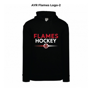 Flames Fleece Hoodie - Adult