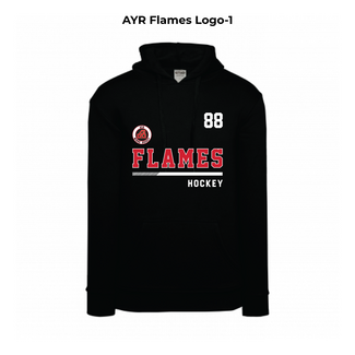 Flames Fleece Hoodie - Youth