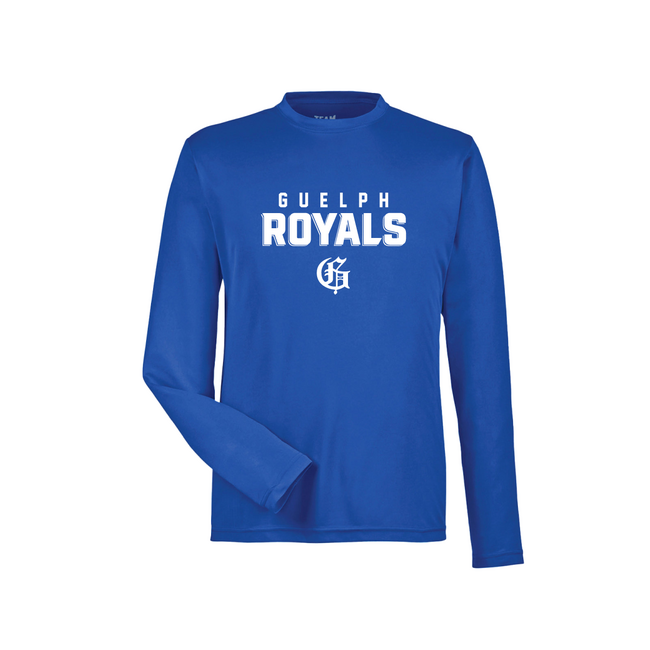 Team 365 Royals Long Sleeve Tech Tee - Adult