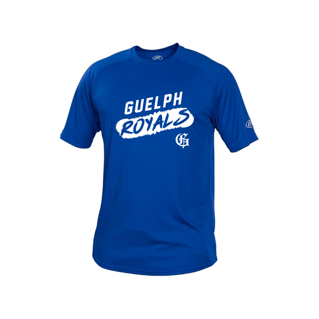 RAWLINGS Royals Rawlings Crew Neck Tech Tee - Youth