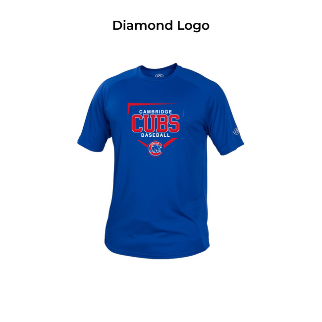 Cubs Rawlings Tech Tee - Adult