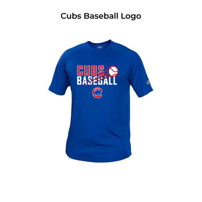 Cubs Rawlings Tech Tee - Adult