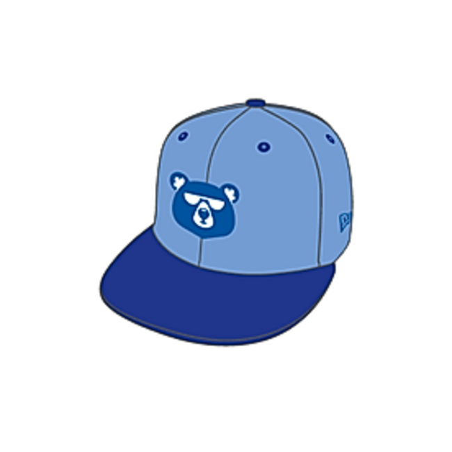 New Era Cubs 5950 Powder Blue Secondary Hat