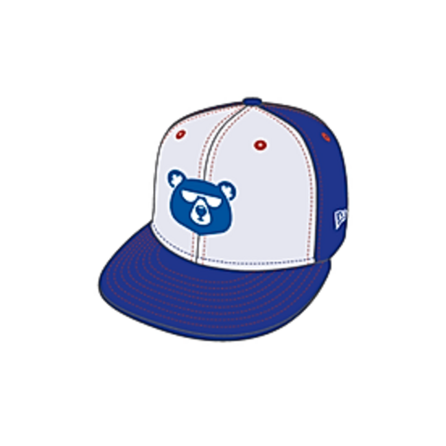 Cubs 5950 White/Royal Secondary Hat