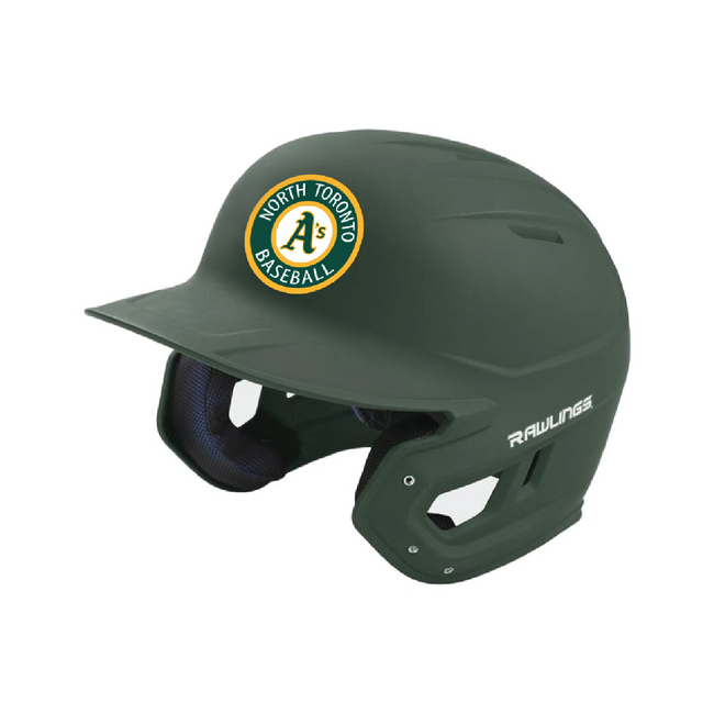 North Toronto Mach Baseball Helmet - Dark Green