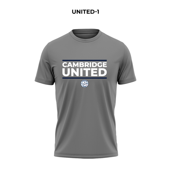Cambridge United Performance Tech Tee Short Sleeve - Adult