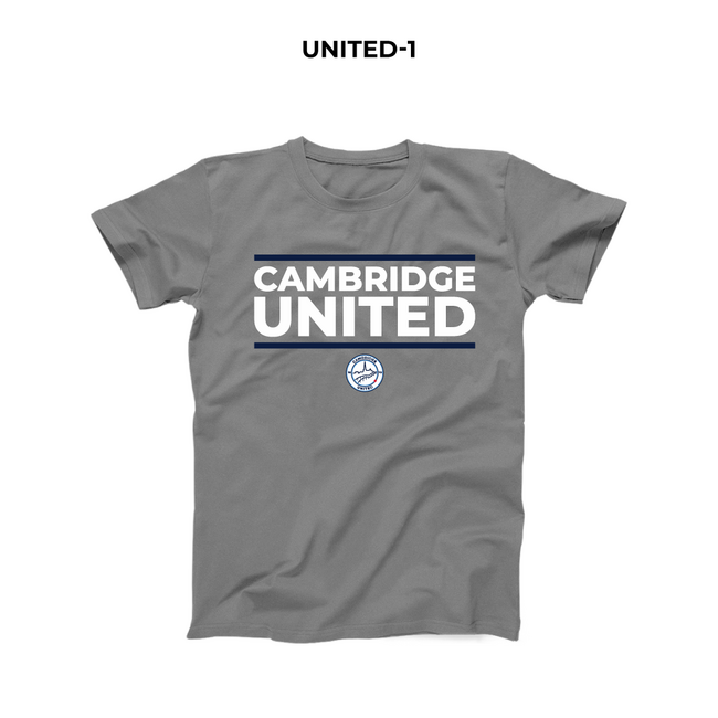 Cambridge United Ringspun Cotton Tee - Adult