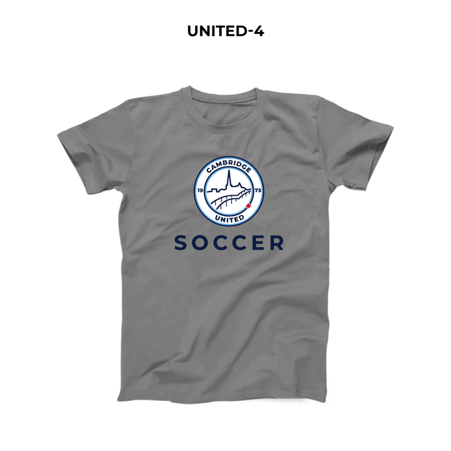 Cambridge United Ringspun Cotton Tee - Adult