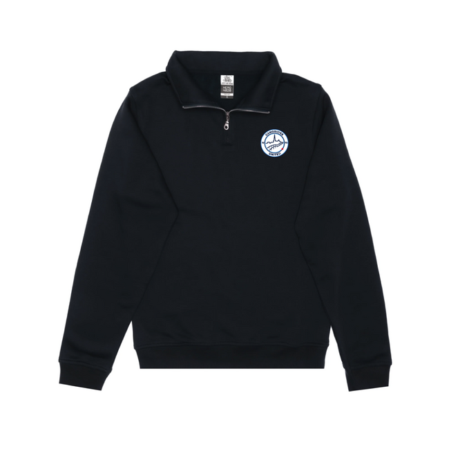 Cambridge United HERO-4020 Unisex Quarter Zip Sweatshirt - Adult