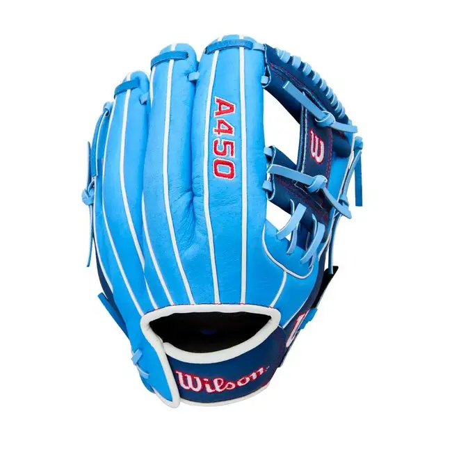 Wilson A450 Navy/Cool Blue/Wht 11.5" LHT