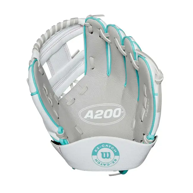 Wilson A200 EZ Catch White/Grey/Teal 10" Glove