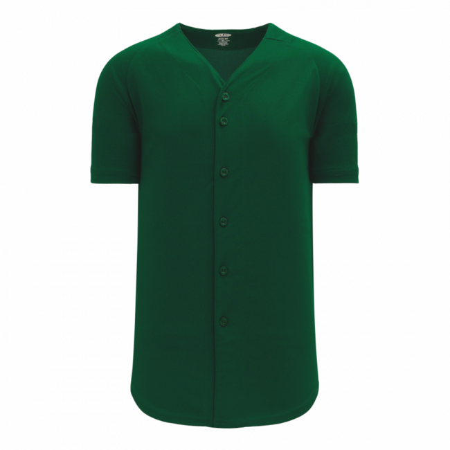 AK BA5200 Full Button Baseball Jersey - Adult