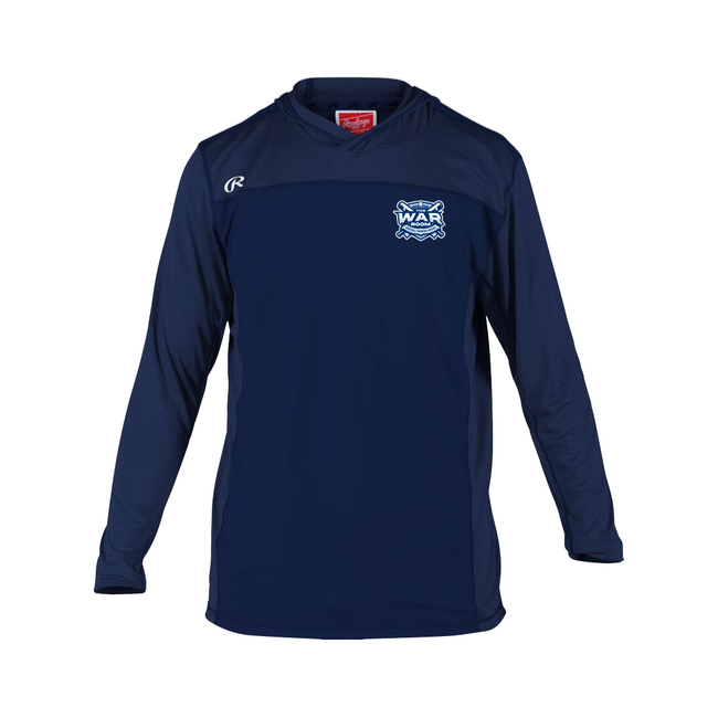 War Room Baseball Academy Navy Colour Sync Lightweight Hoody - Adult