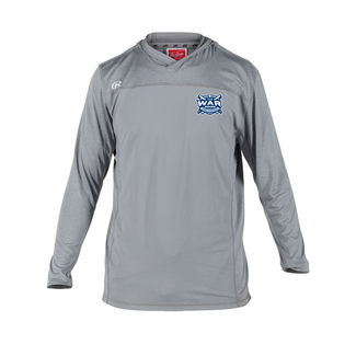 RAWLINGS War Room Baseball Academy Blue Grey Colour Sync Lightweight Hoody - Adult