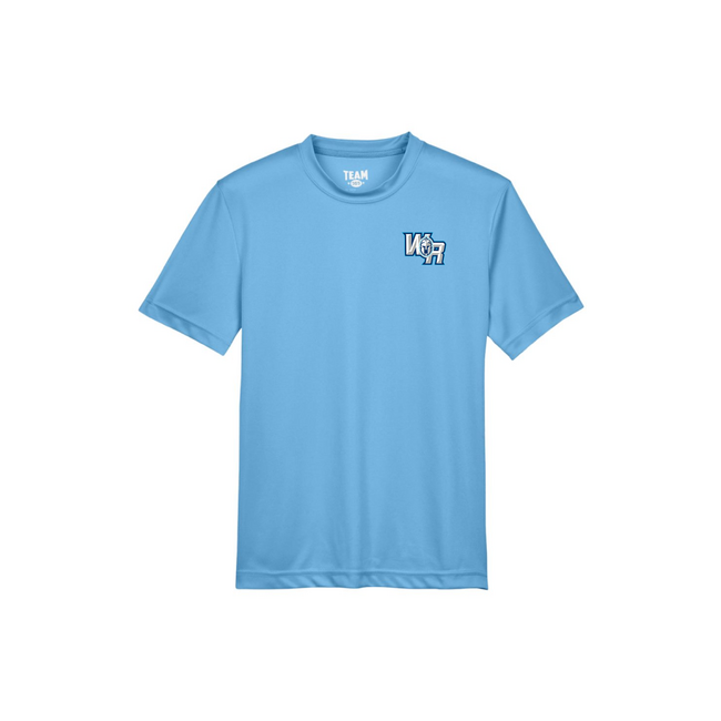 All Team Sports WR Performance Light Blue Tech Tee - Youth