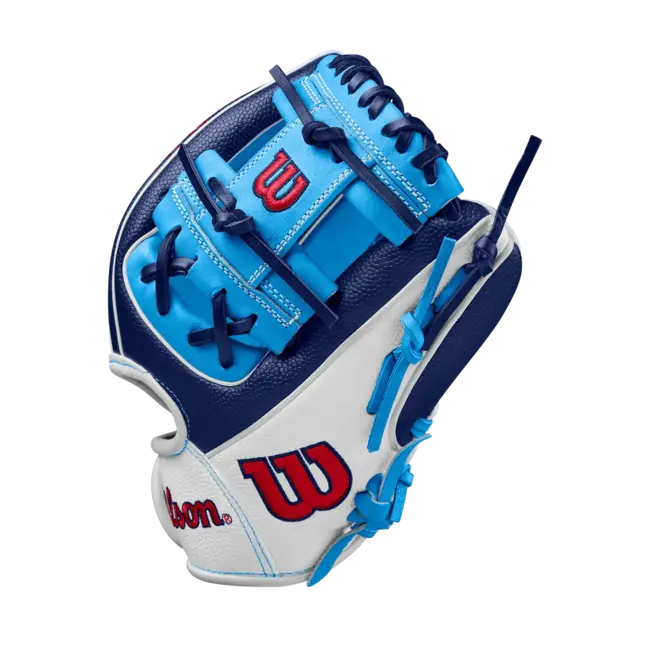 Wilson A2000 PF88 SS Navy/Sky Blue/Wht 11.25"