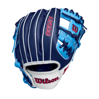 Wilson Wilson A2000 PF88 SS Navy/Sky Blue/Wht 11.25"