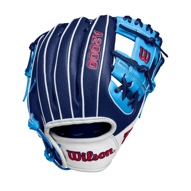 Wilson A2000 PF88 SS Navy/Sky Blue/Wht 11.25"