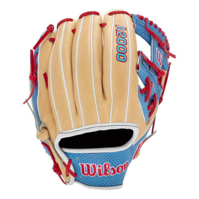Wilson A2000 SC75 1975 Blonde/Sky Blue 11.75"