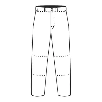 A.I. AI BELT LOOP BALL PANT WHITE YSML