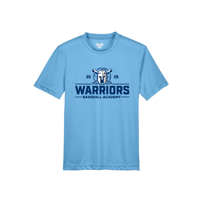 Warriors Performance Light Blue Tech Tee - Youth