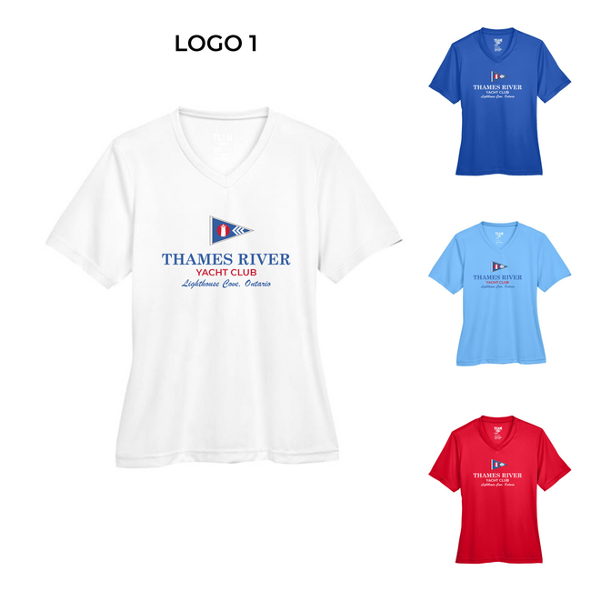 TRYC Short Sleeve Performance V-Neck Tech Tee - Women's