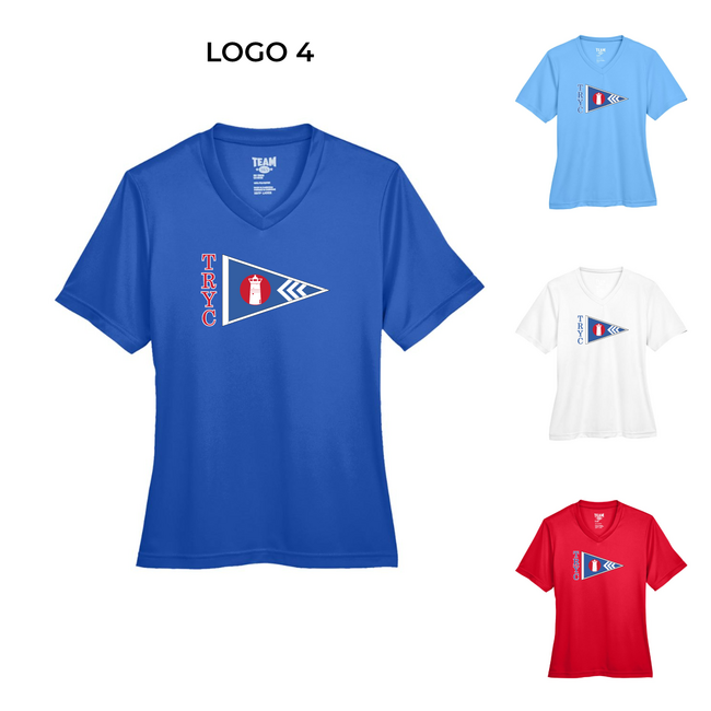 TRYC Short Sleeve Performance V-Neck Tech Tee - Women's