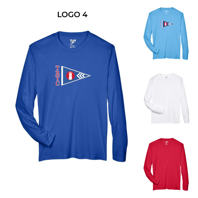 TRYC Long Sleeve Performance Crewneck Tech Tee - Men's