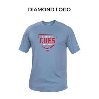 RAWLINGS Cubs Rawlings Columbia Blue Tee - Adult