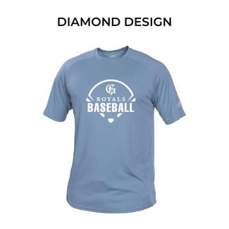 RAWLINGS Royals Rawlings Columbia Blue Tee - Youth