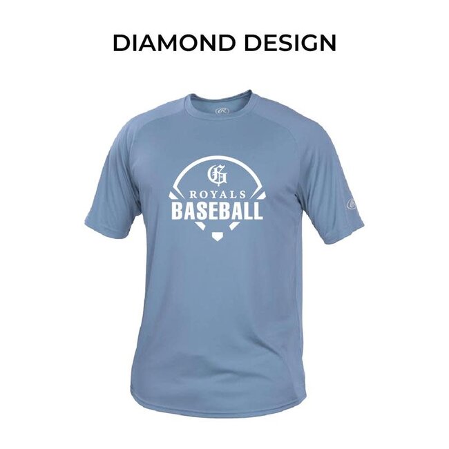 Royals Rawlings Columbia Blue Tee - Youth