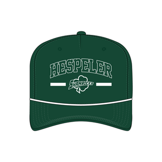 All Team Sports Shamrocks Green Custom All Team Performance Rope Hat - Hespeler Block Logo