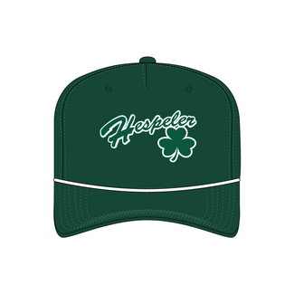 All Team Sports Shamrocks Green Custom All Team Performance Rope Hat - Hespeler Logo