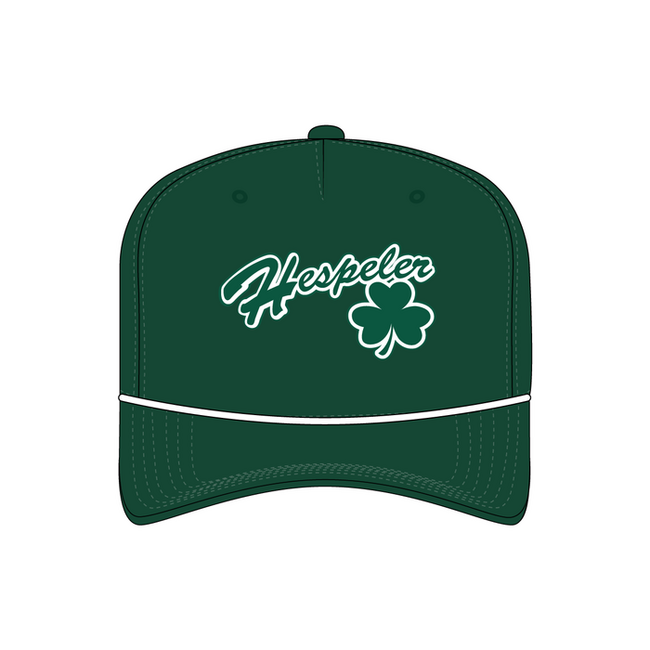 Shamrocks Green Custom All Team Performance Rope Hat - Hespeler Logo