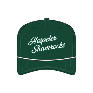 All Team Sports Shamrocks Green Custom All Team Performance Rope Hat - Script Logo
