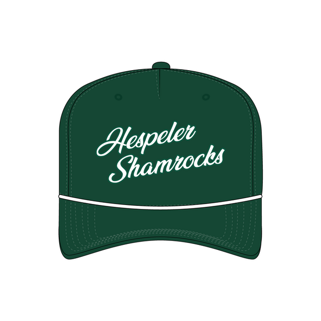 All Team Sports Shamrocks Green Custom All Team Performance Rope Hat - Script Logo