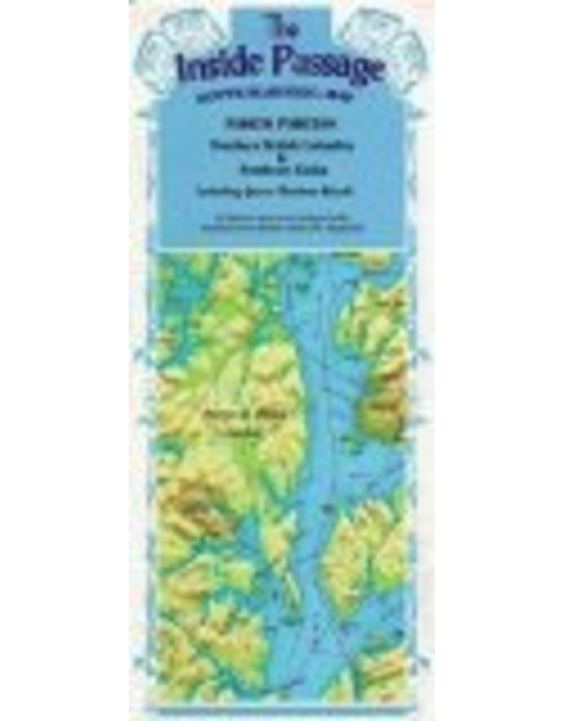 Todd Communications Map - Inside Passage, AK/CAN, SE Alaska/Northern B.C - Fine edge pu