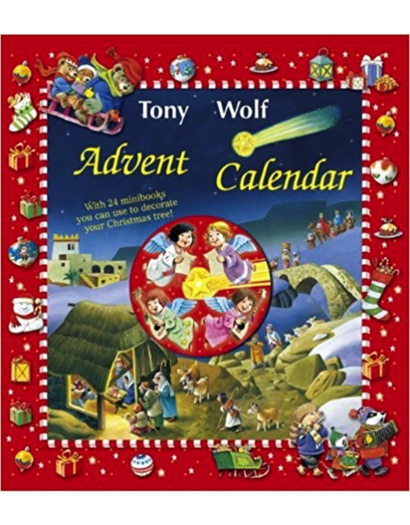 Ingram Advent Cal.w/mini books,Tony Wolf Xmas set - Tony Wolf