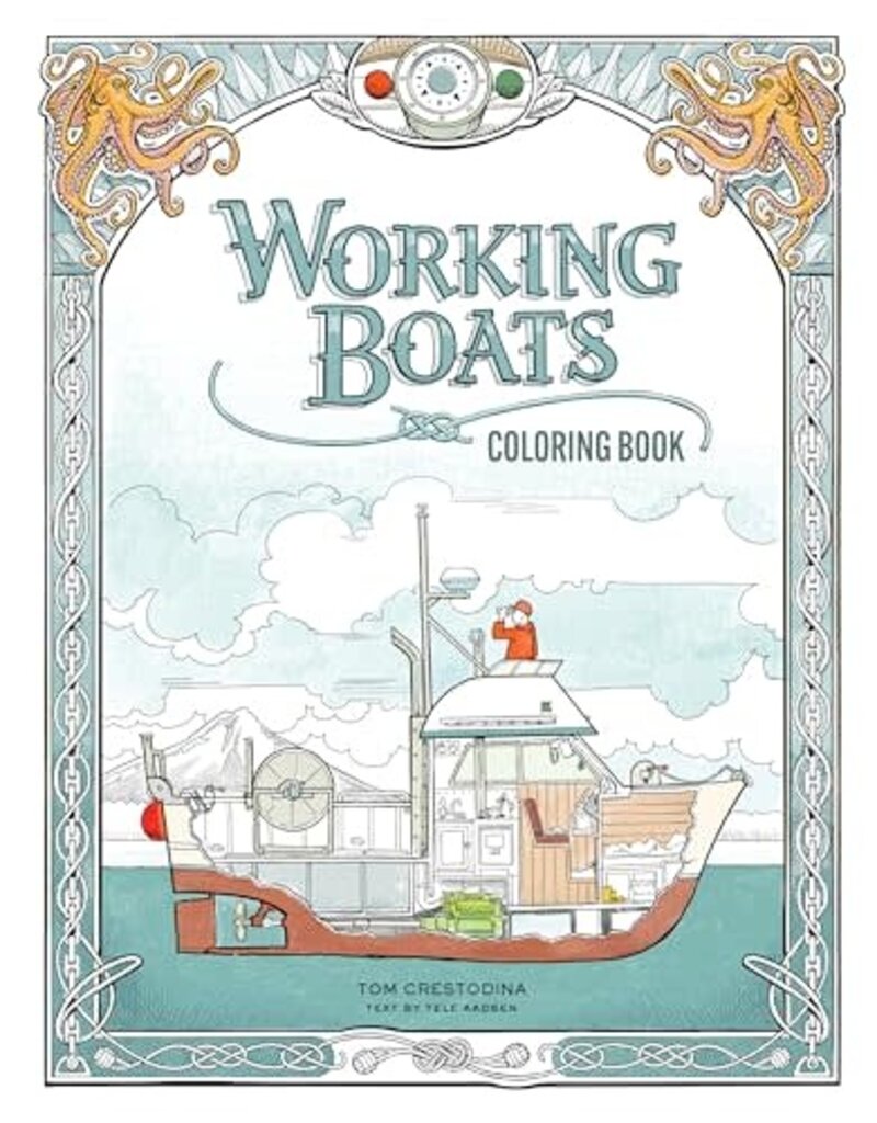 Sasquatch Books Working Boats Color book - Crestodina, T.