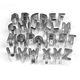 Ateco Pastry Cutter Set, Alphabet