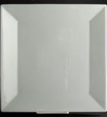 CAC Salad Plate, KINGSQUARE, Porcelain, Sq, White, 8" x 8" (2 Doz)
