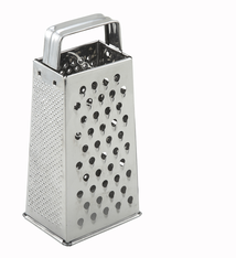 Winco Grater, S/S, Tapered, 4" x 3" x 9"