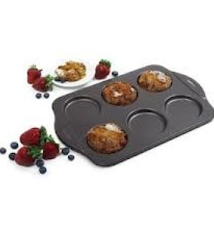 Focus Foodservice Commercial Bakeware Jumbo Muffin Pan with 12